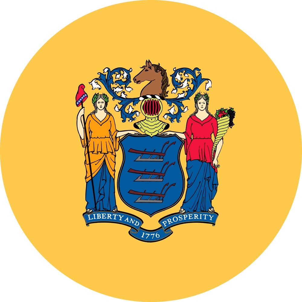 New Jersey state flag - MedStats Billing medical billing services in New Jersey