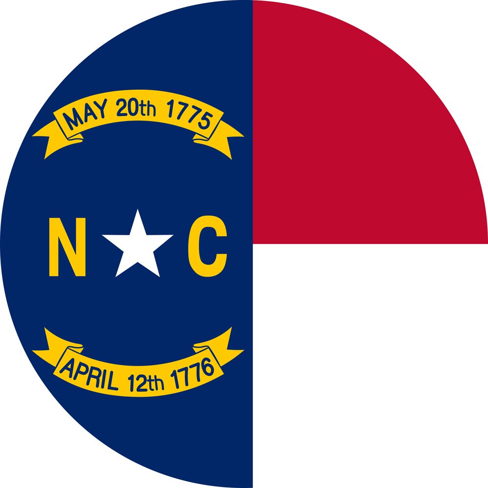 North Carolina state flag - MedStats Billing medical billing services in North Carolina