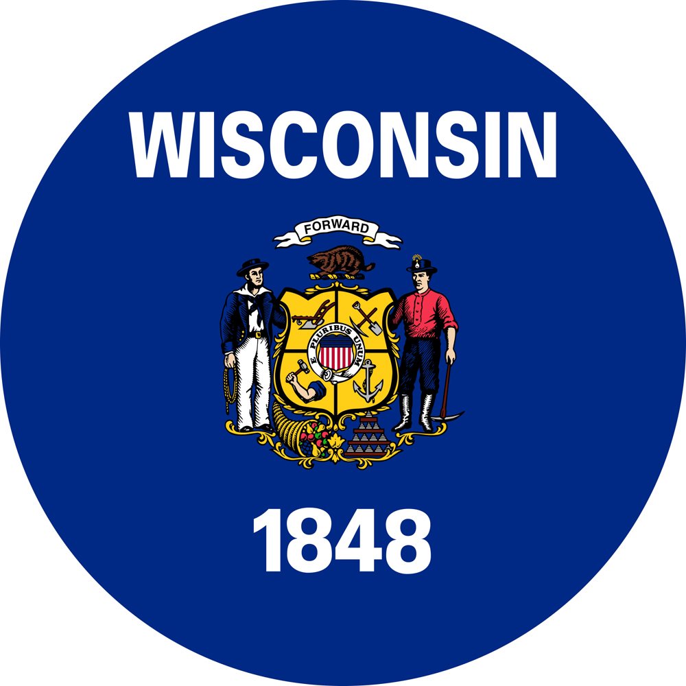 Wisconsin state flag - MedStats Billing medical billing services in Wisconsin